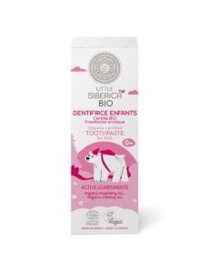 Natura Siberica Little Siberica Dentifrice Bio à la Framboise Arctique pour Enfants 60ml