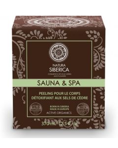 Natura Siberica Sauna & Spa Peeling Détoxifiant aux Sels de Cèdre 370ml