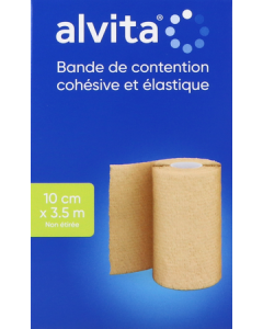 Alvita Bande de Contention Légère 3m5 X 10cm Chair