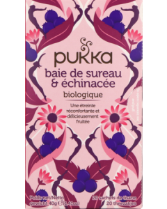 Pukka Infusion Baies de Sureau Echinacée Bio Sachet 20