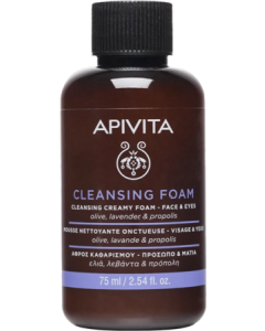 Apivita Gel Nettoyant Visage Yeux 75ml