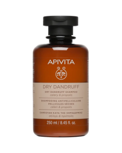 Apivita Shampooing Pellicules Sèches 250ml