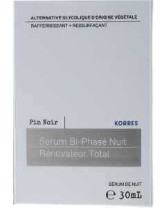 Korres Sérum Nuit Biphasé Rénovateur Total Pin Noir 30ml