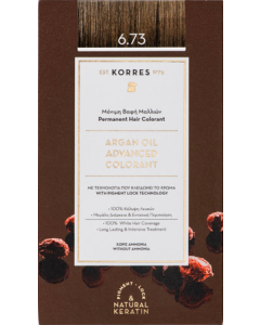 Korres Coloration Argan 6.73 Doré Cacao 75ml