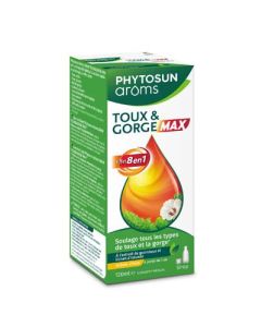 Phytosun Arôms Sirop Toux et Gorge Max Effet 8en1 120 ml