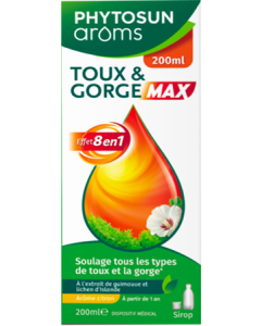 Phytosun Aroms Sirop Toux Gorge Max 200ml