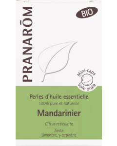 Pranarôm Perles d'Huile Essentielle de Mandarine x60