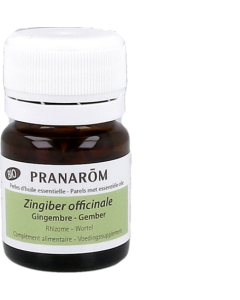 Pranarom Perles Huile Essentielle Gingembre Rhizome Bio Capsule 60