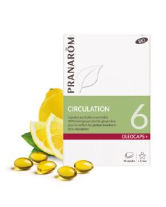 Pranarôm Oléocaps 6 Circulation Bio 30 Capsules