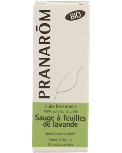 Pranarôm Huile Essentielle Sauge Feuilles Lavande Bio 10ml
