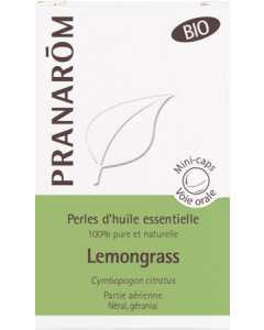Pranarôm Perles d'Huile Essentielle de Lemongrass x60