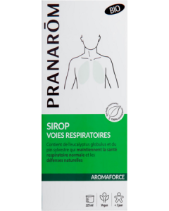 Pranarôm Aromaforce Sirop Voies Respiratoires Bio 225ml