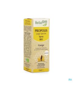 Herbalgem Propolis large spectre Bio Spray 15ml