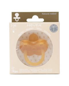Hevea Tétine Ronde 3-36 mois Naturel