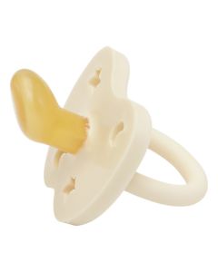 Hevea Tétine Physiologique 0-3 mois couleur Milky White 