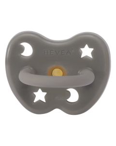 Hevea Tétine Ronde 3-36 mois couleur Shiitake Grey