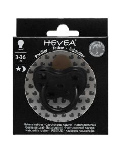Hevea Tétine Ronde 3-36 mois couleur Outer Space Black