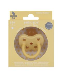 Hevea Tétine Physiologique 3-36 mois couleur Banana