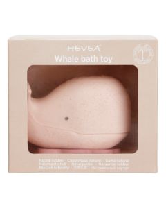 Hevea Jouet de Bain Upcyclé Baleine Rose 