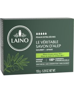 Laino Le Véritable Savon D'Alep Huile D'Olive Vierge & Huile De Baies De Laurier 150g
