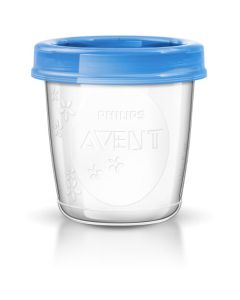 Avent 5 Pots de Conservation 180Ml+Couvercle