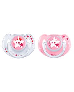 Avent Sucette Nuit Rose 6-18 Mois
