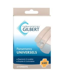 Gilbert Pansements Universels 40 Pansements