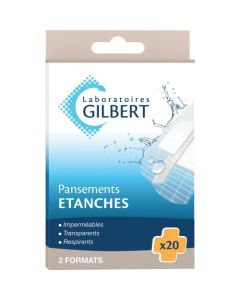 Gilbert Pansements Etanches 20 Pansements