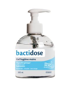 Bactidose Gel Hydroalcoolique 300 mL Non parfumé