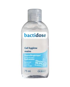 Bactidose Gel Hydroalcoolique 75 mL Non parfumé