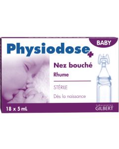 Physiodose Baby Rhume Nez Bouche 18 X 5 Ml