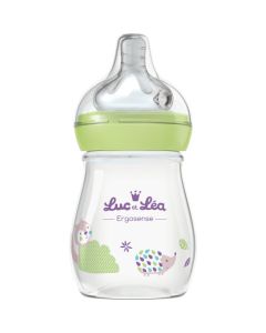 Luc et Léa Biberon Ergosense 150ml Forêt