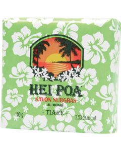 Hei Poa Savons Surgras Tiaré 100g