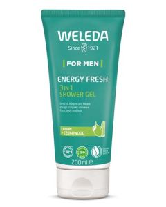 Weleda Homme Gel Douche 3 en 1 Energy Fresh 200ml