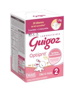 Guigoz Optipro 2 Bag In Box 6-12 mois 2x600 g
