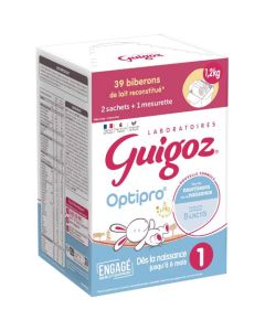 Guigoz Optipro 1 Bag In Box 0-6 mois 2x600g