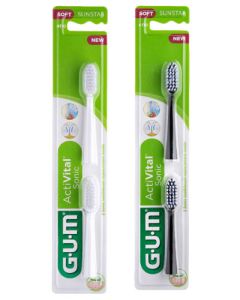 GUM Recharges Brosse à Dents ActiVital Sonic 1 pièce