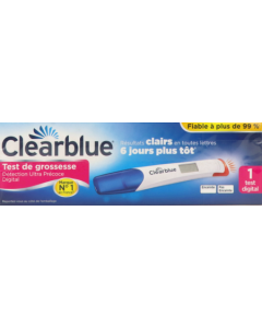 Clearblue Test de Grossesse Digital Ultra Précoce x1