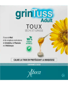 Aboca Grintuss Toux Comprime A Sucer 20