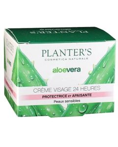 Planter'S Aloe Vera Crème Visage 24h Protectrice et Apaisante 50ml