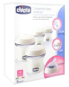 Chicco Récipients Pour Lait Maternel 150 Ml - X4