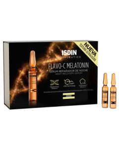 Isdin Isdinceutics Flavo C Melatonin Sérum Nuit Vitamine C 10 ampoules