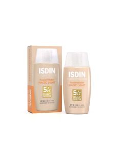 Isdin FotoProtector Fusion Water Color Light Crème Solaire Visage Teintée Ultra Légère Spf50 50ml