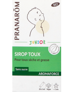 Pranarôm Aromaforce Junior Sirop Toux Sachet 5ml x20