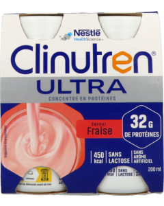Clinutren Ultra Saveur Fraise 200ml X4