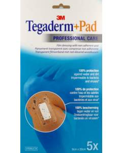 3m Tegaderm + Pad Pansements 9cmx20cm 5 unités