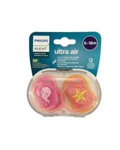 Avent Ultra Air Sucettes Orthodontiques 6-18 Mois 
