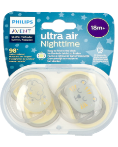 Avent Sucette Ultra Air Nuit +18mois