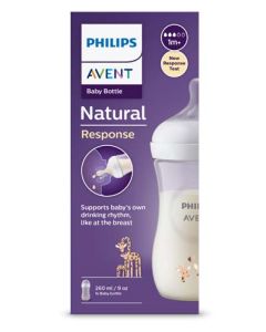 Philips Avent Biberon à Réponse Naturelle Girafe 260 ml