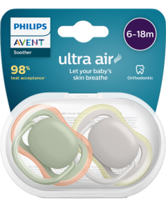 Avent Sucette Ultra Air Mixte Neutre 6/18mois
